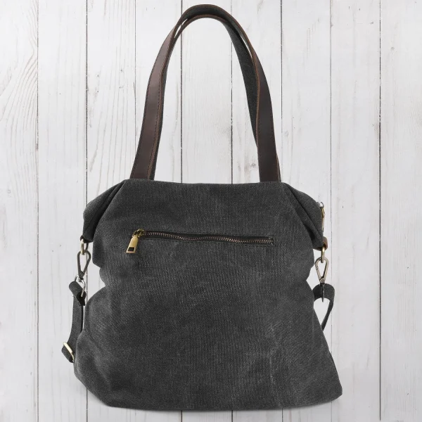 Charcoal Crossbody Satchel - Image 2