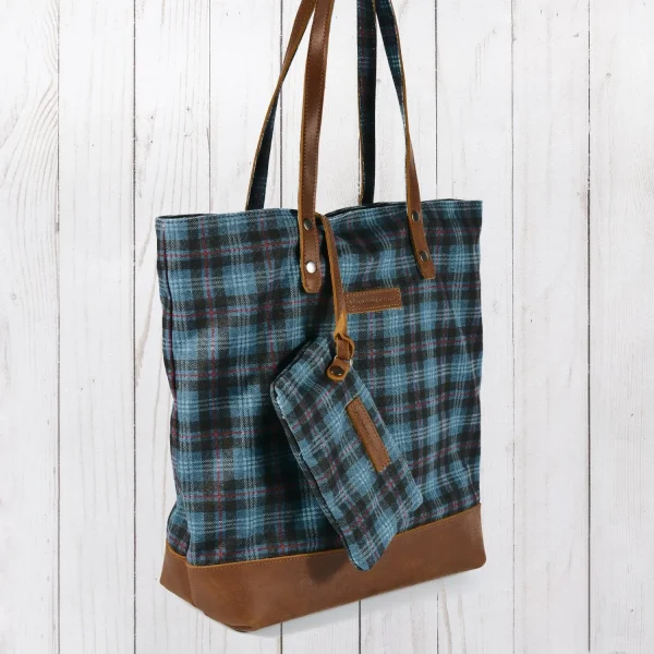 Campfire Plaid Tote Bag - Image 2