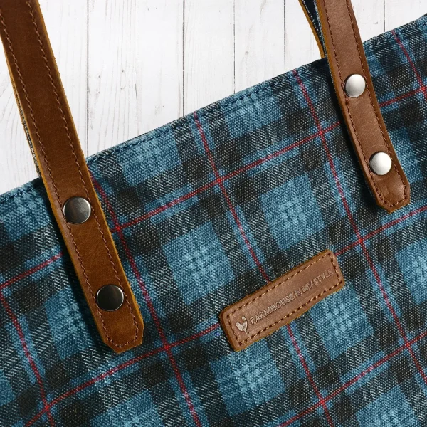 Campfire Plaid Tote Bag - Image 4