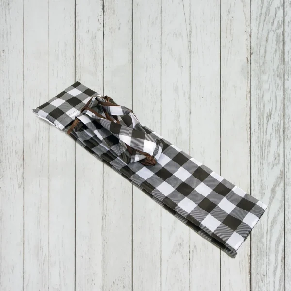 White Buffalo Check Reusable Bag - Image 2