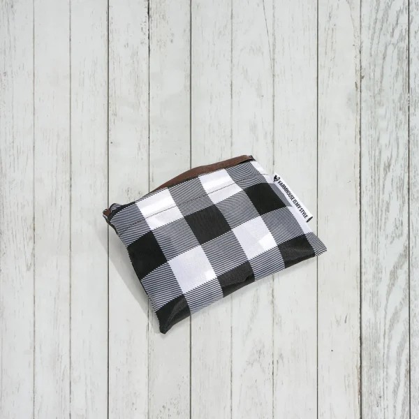 White Buffalo Check Reusable Bag - Image 3